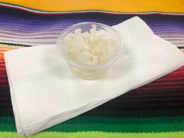 Order Side of Onion 2oz food online from Taqueria El Tapatio 7 store, Oxnard on bringmethat.com