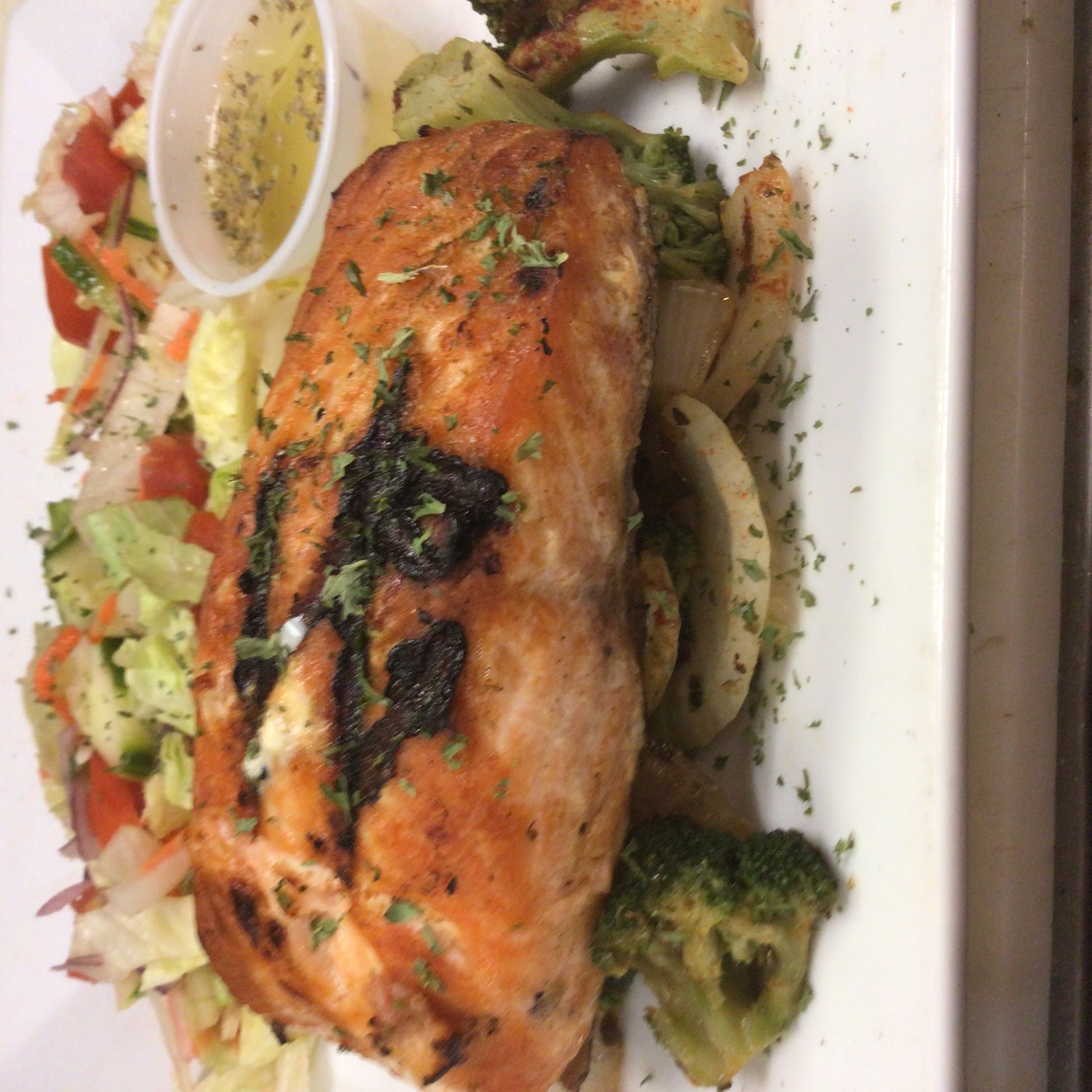 Order Grilled Salmon food online from Kebab House store, Newport News on bringmethat.com