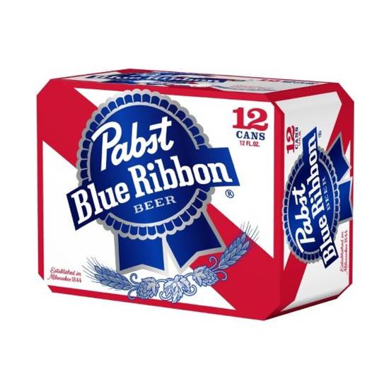 Order Pabst Blue Ribbon 6 cans | 5% abv food online from Pink Dot Logan Heights store, San Diego on bringmethat.com