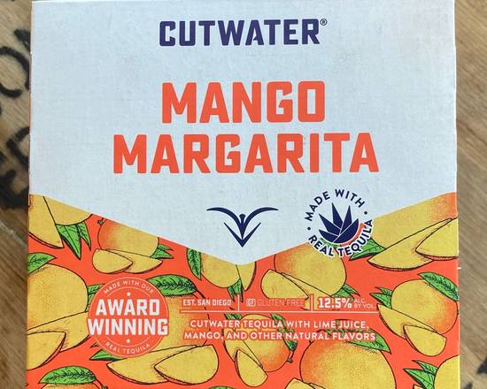 Order Cutwater Mango , 12oz 4pk cans  (12.5% ABV) food online from Chris's Liquor- 2203 S Lamar Blvd store, Austin on bringmethat.com