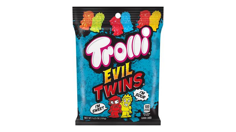 Order Trolli Evil Twins Gummy Candies food online from Red Roof Market store, Lafollette on bringmethat.com