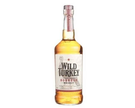 Order Wild Turkey, 750mL whiskey (40.5% ABV) food online from Cold Spring Liquor store, Liberty Hill on bringmethat.com