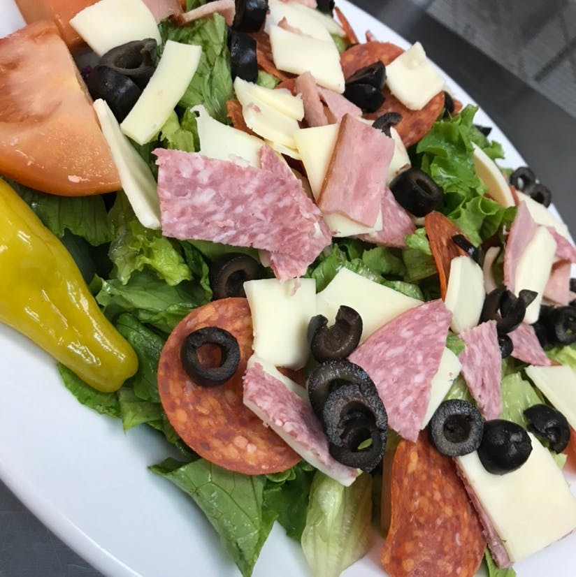 Order Antipasto Salad - Small food online from Saucy's Pizza store, Littleton on bringmethat.com