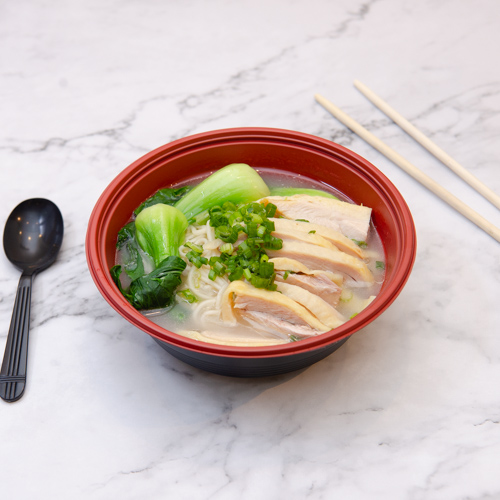 Order H11. Chicken Noodle Soup 鸡汤面/粉 food online from MomenTea store, New York on bringmethat.com