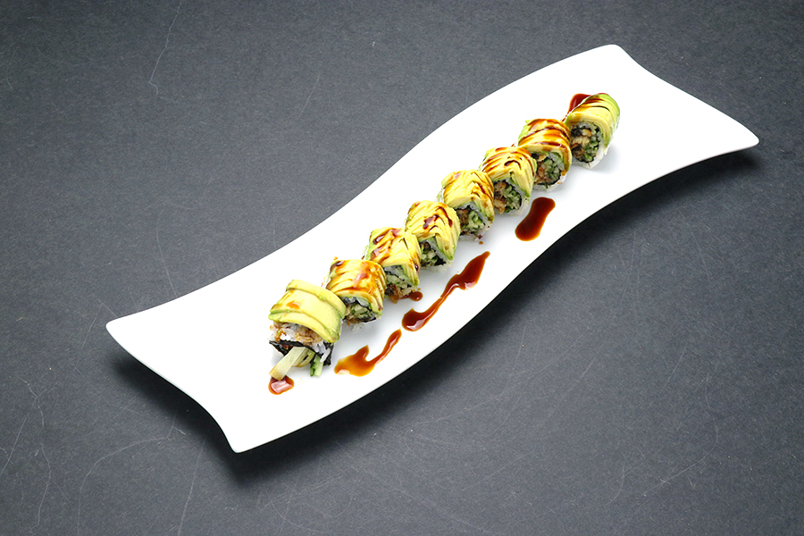 Order Caterpillar Roll  food online from Hikari Sushi & Grill store, Frisco on bringmethat.com