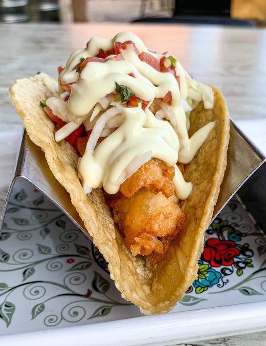 Order Pescado (Tacos) food online from Fat Rosie Taco & Tequila Bar store, Lincolnshire on bringmethat.com