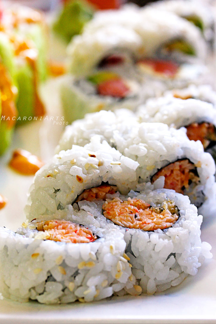 Order Spicy Crab Roll food online from Arata Sushi & Bowl store, Las Vegas on bringmethat.com
