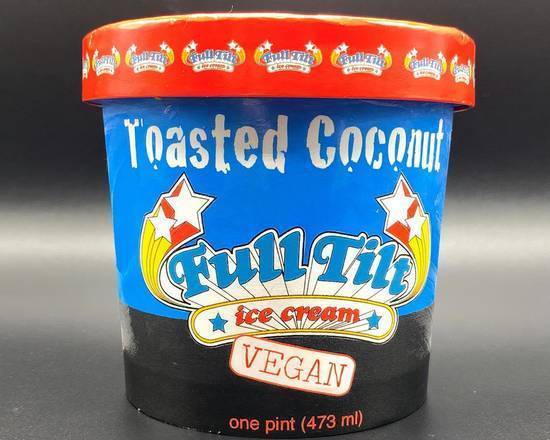 Order Vegan Toasted Coconut (Pint) food online from Midnight Cookie Co store, Everett on bringmethat.com