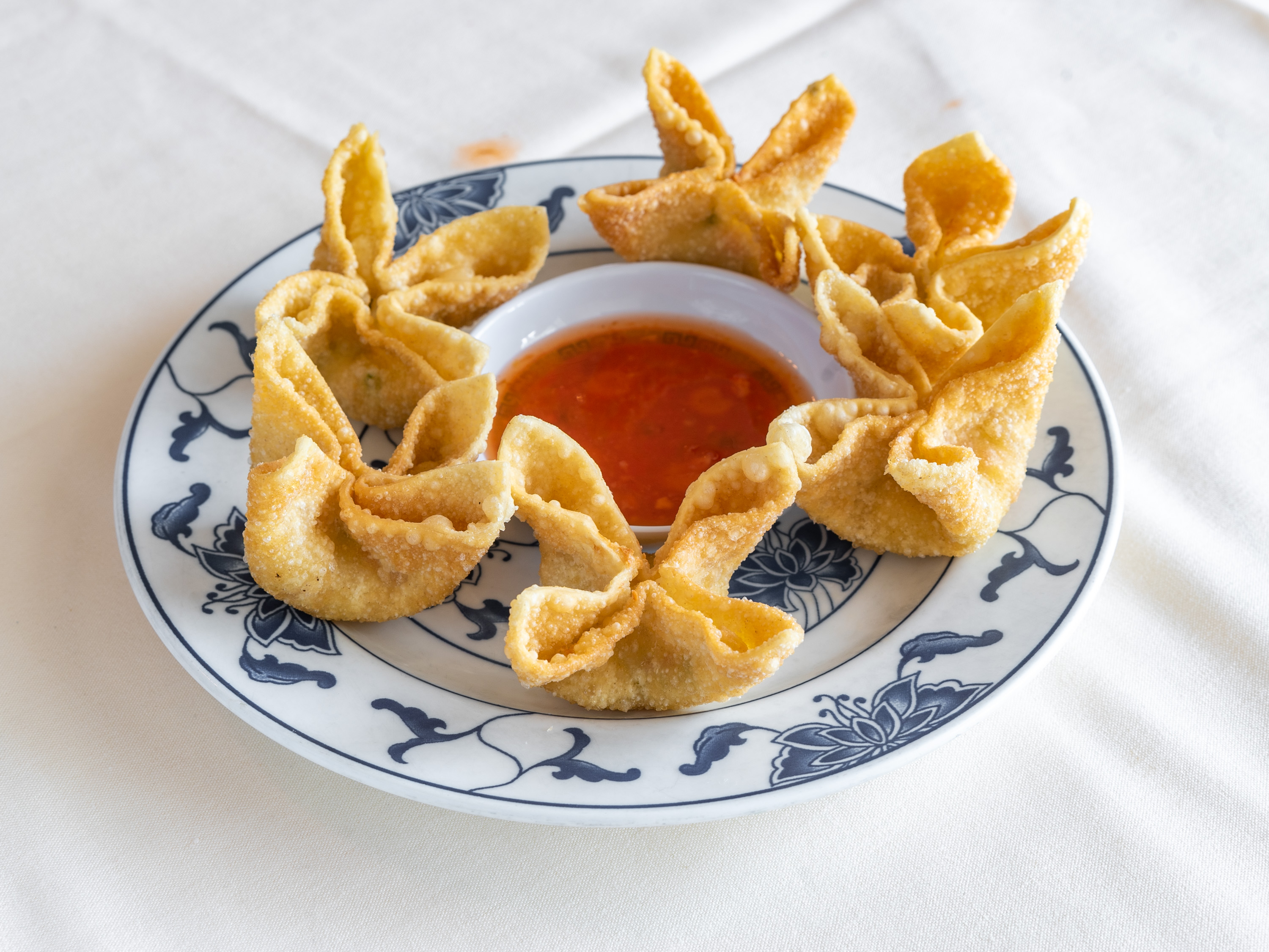 Order Crab Rangoon (6 pcs) food online from Hunan Coventry store, Cleveland Heights on bringmethat.com