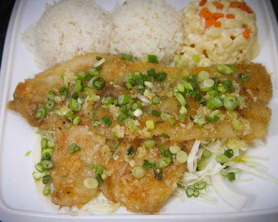 Order Garlic Fish Filet food online from Oh My Grill store, Honolulu on bringmethat.com