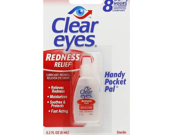Order Clear Eyes Redness Relief Handy Pocket Pal - 0.2 fl oz food online from Loma Mini Market store, Long Beach on bringmethat.com