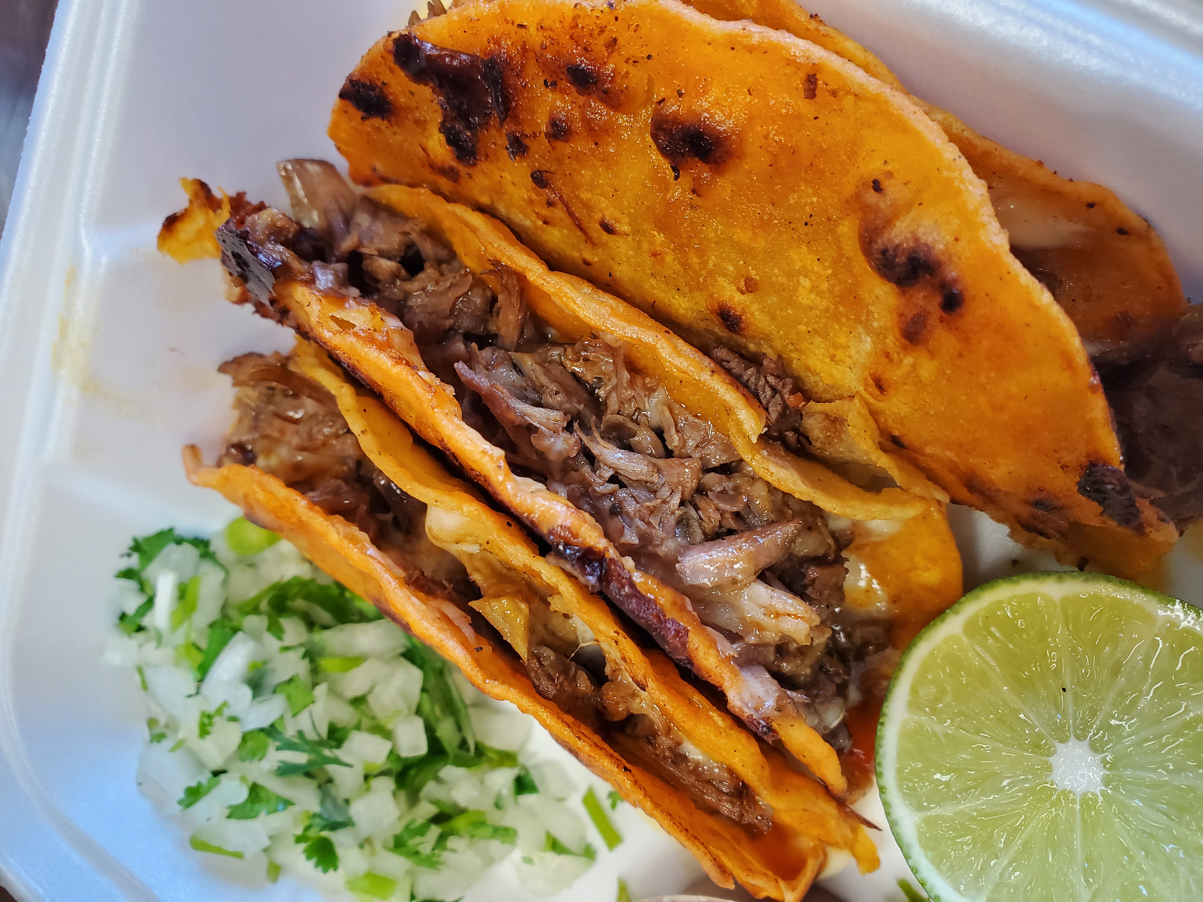 Order QuesaBirria Tacos food online from Los Chilitos Restaurant store, South El Monte on bringmethat.com