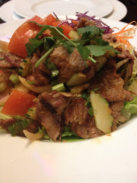 Order 23. Beef Salad food online from Bua Luang Thai  store, Albany on bringmethat.com