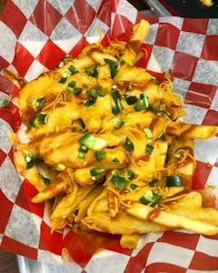 Order Hot Mess food online from Buldogis Gourmet Hot Dogs store, Las Vegas on bringmethat.com