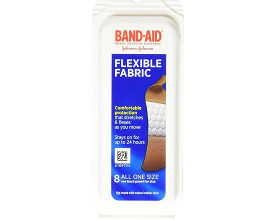 Order Band-Aid - 8 All One Size Bandaids  food online from East Cooper Family Pharmacy store, Mt Pleasant on bringmethat.com