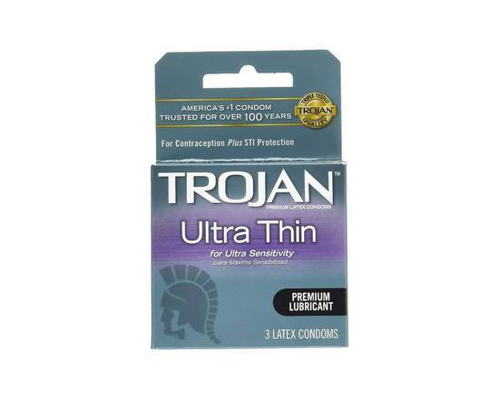Order Trojan Condoms 3 Pack food online from Pink Dot Clairemont store, San Diego on bringmethat.com