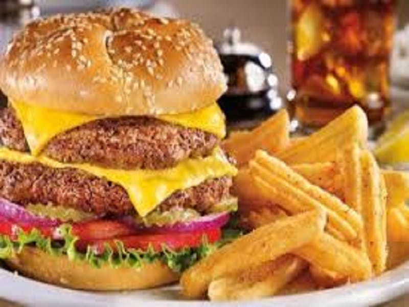 Order Bacon Burger Meal - Burger food online from Pizza World store, North Las Vegas on bringmethat.com