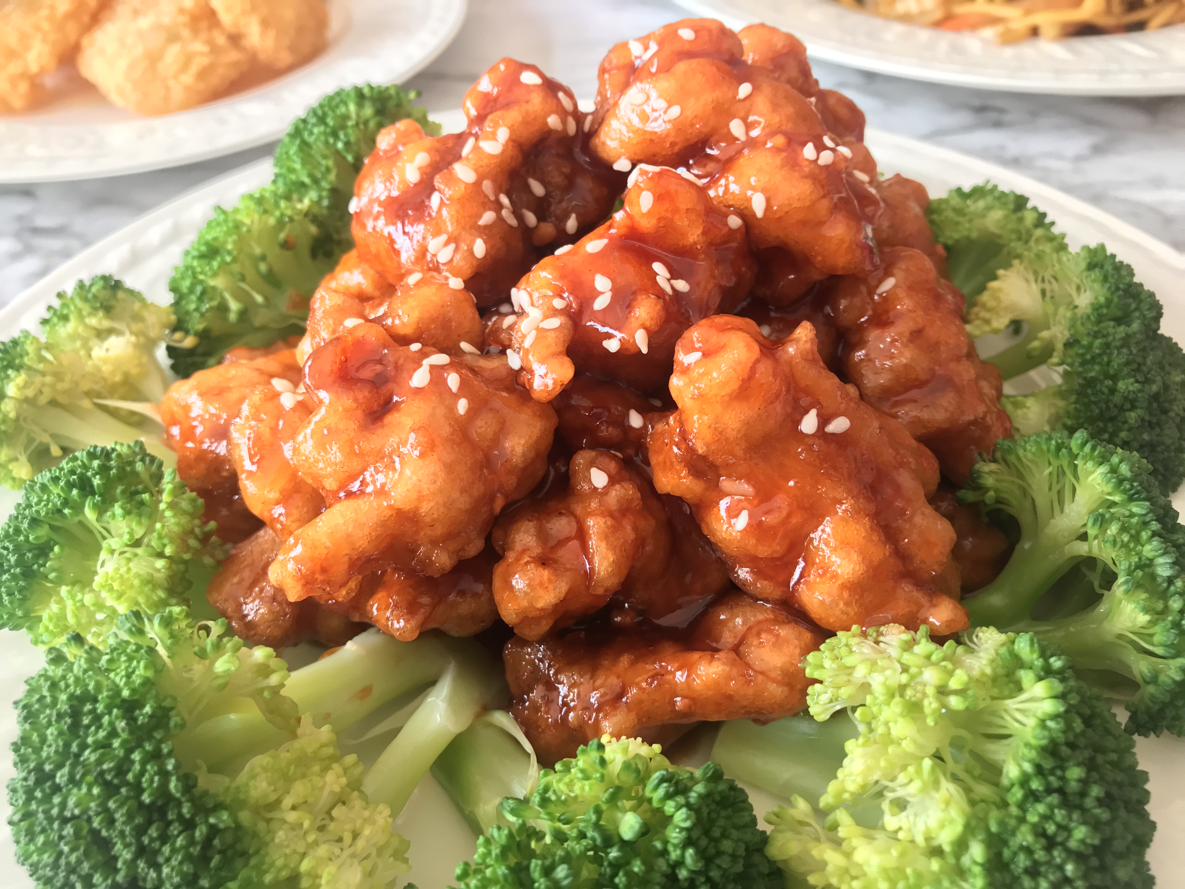 Order 2. Sesame Chicken food online from Little Rabbit store, Cambria Heights on bringmethat.com
