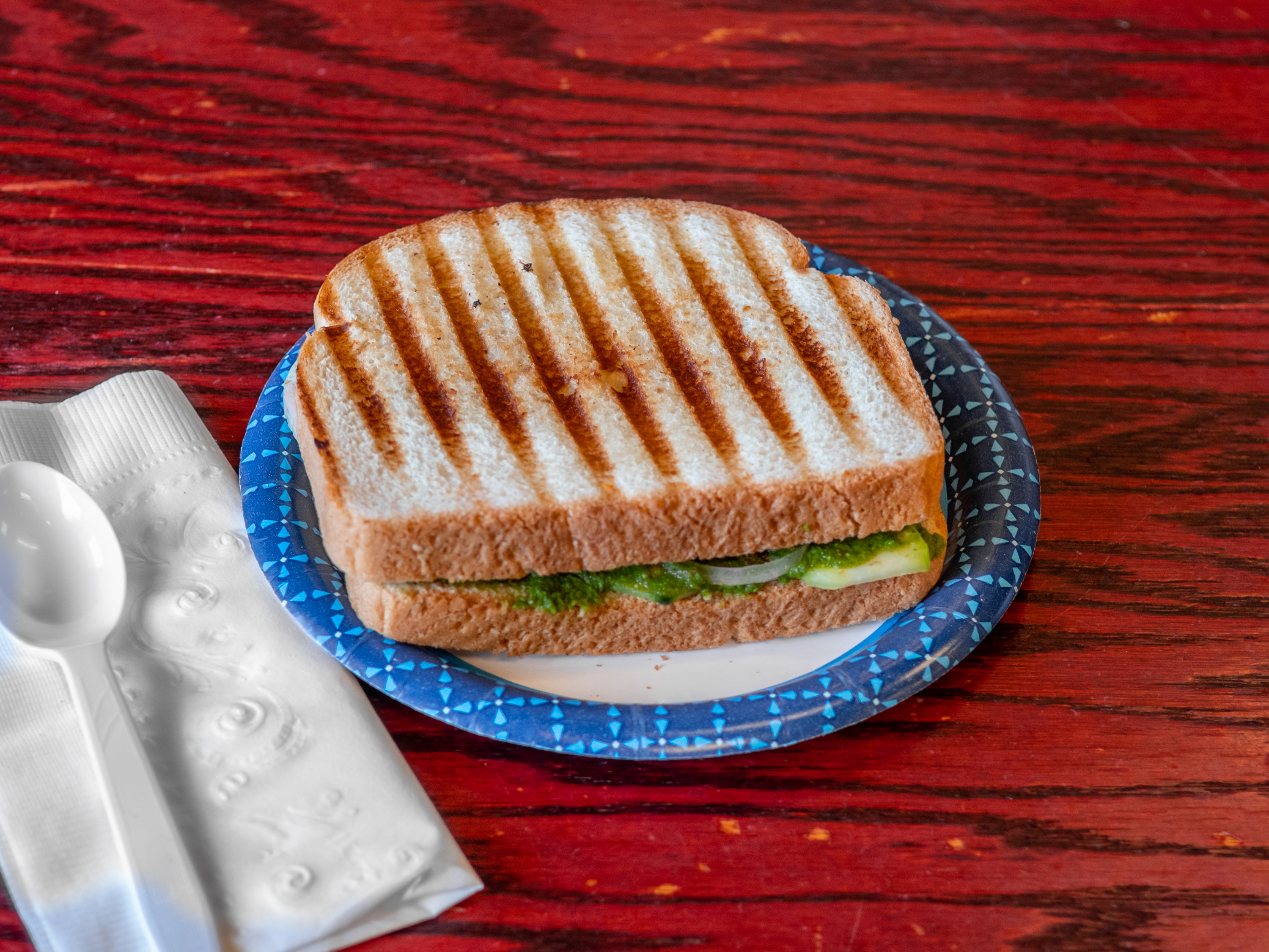 Order Bombay Grilled Sandwich food online from Jay Hind store, Chandler on bringmethat.com