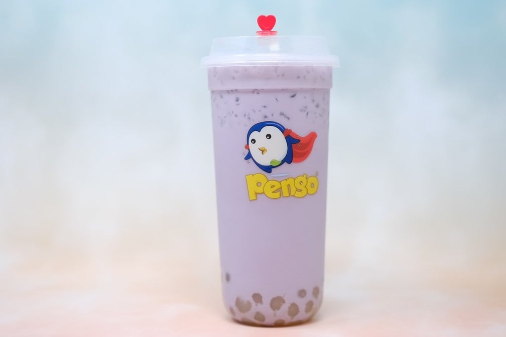 Order Taro Milk Tea  food online from Pengo Drink Station store, Lake Forest on bringmethat.com