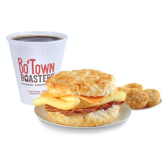Order Bacon, Egg & Cheese Biscuit Combo food online from Bojangle's store, Johnson City on bringmethat.com