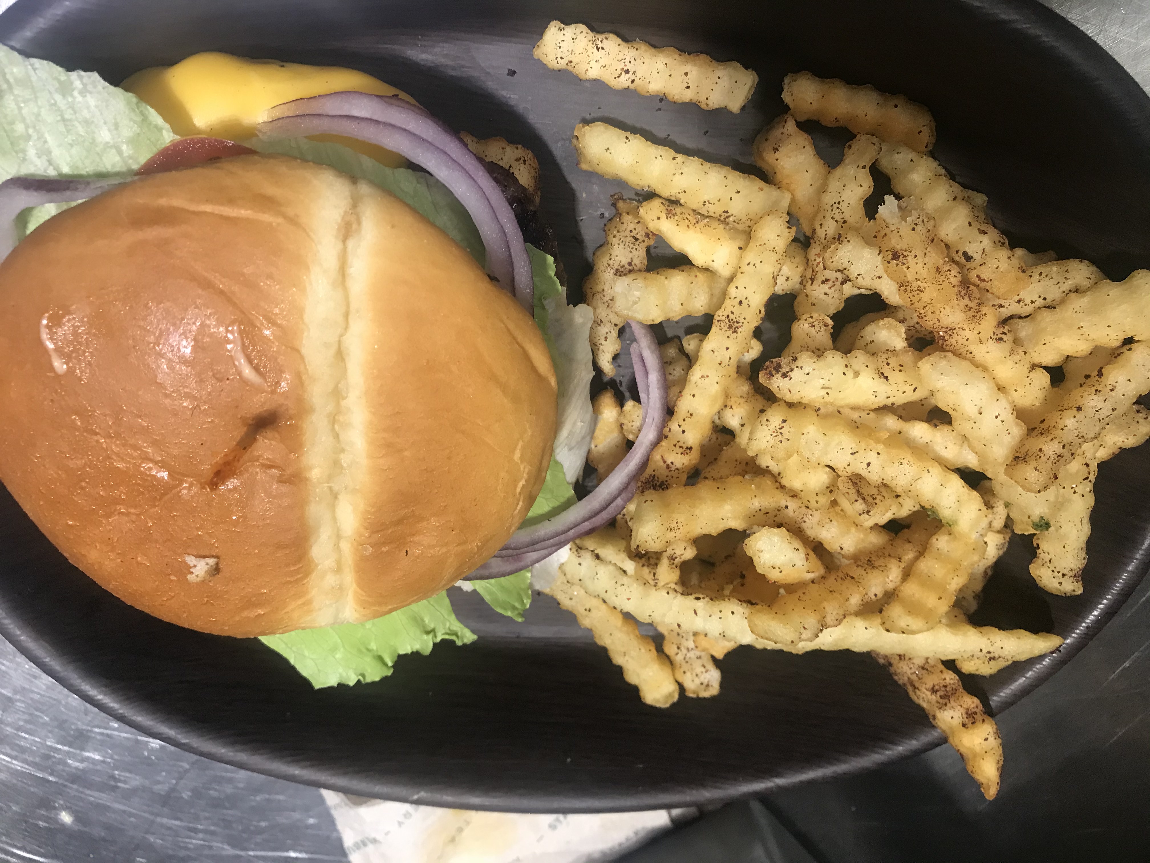 Order IMPOSSIBLE BURGER (PLANT BASE MEAT) food online from Mediterranean Aroma store, San Francisco on bringmethat.com