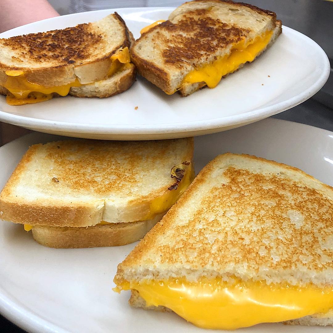 Order Grilled American Cheese Deluxe food online from Terrace Diner store, West Babylon on bringmethat.com
