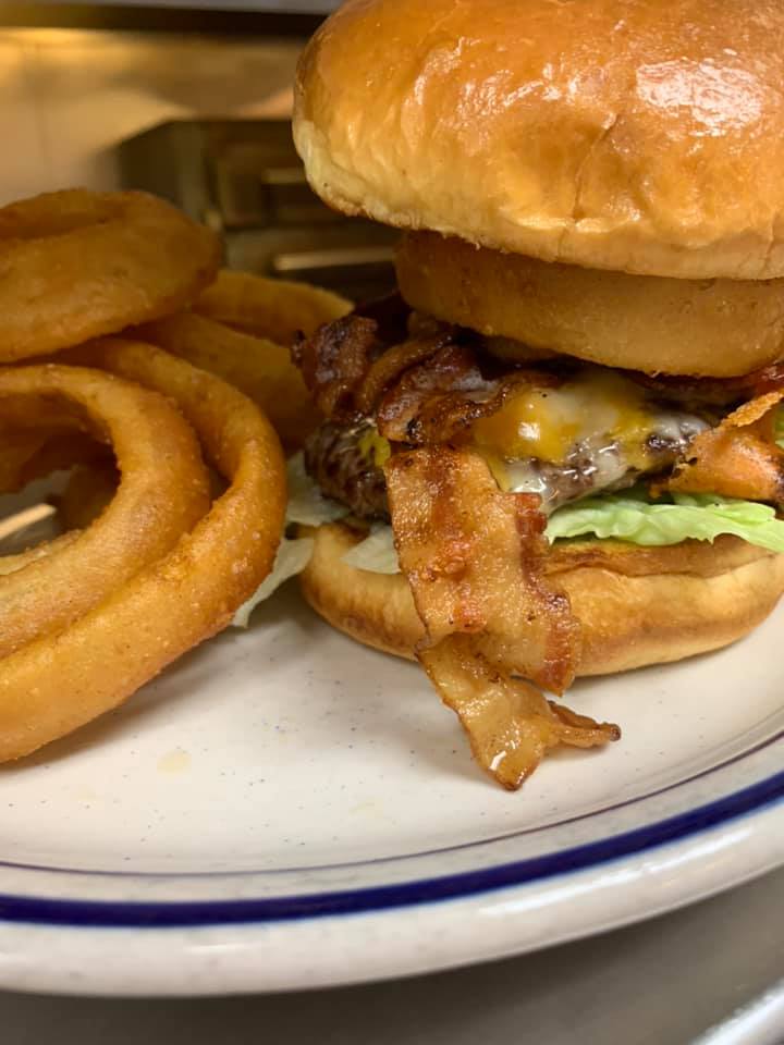 Order Big Texan BBQ Burger food online from Sal & Al Diner store, Amherst on bringmethat.com