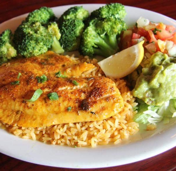 Order Tilapia Broccoli food online from Cilantro's Mexican Grill store, Spring on bringmethat.com