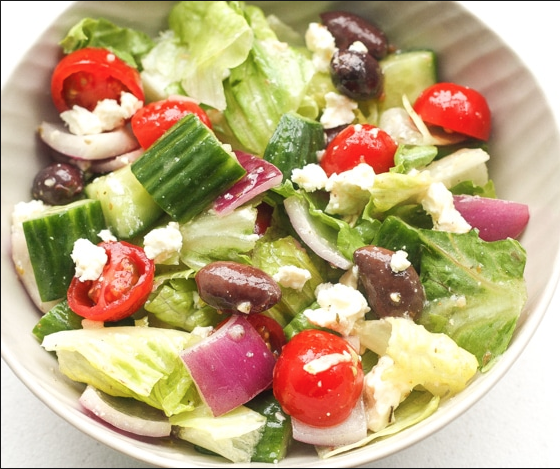 Order Greek Salad food online from Steve's Greek Cuisine store, Boston on bringmethat.com