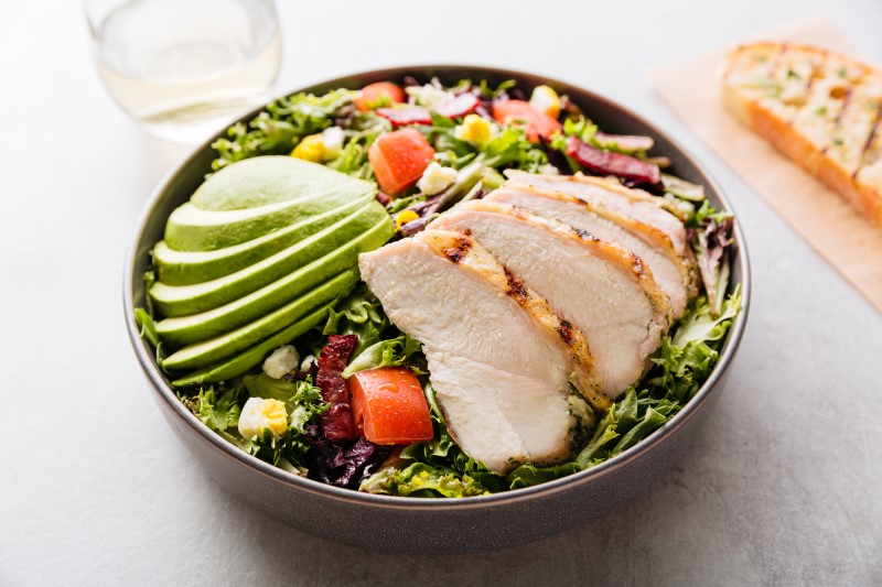 Order Chicken Cobb Salad food online from Urban Plates store, Pleasant Hill on bringmethat.com