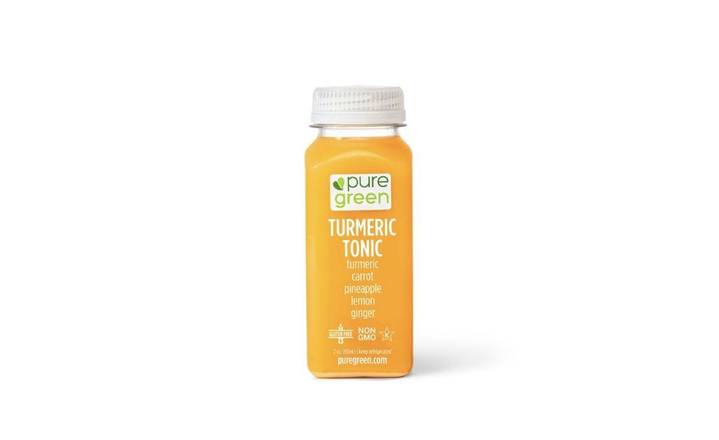 Order Turmeric Tonic, Cold Pressed Juice (Anti-Inflammatory) food online from Pure Green store, Chicago on bringmethat.com
