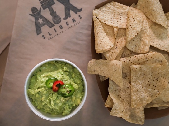 Order Chips & Guacamole food online from Atx Sliders At Ghostline Kitchen store, Austin on bringmethat.com