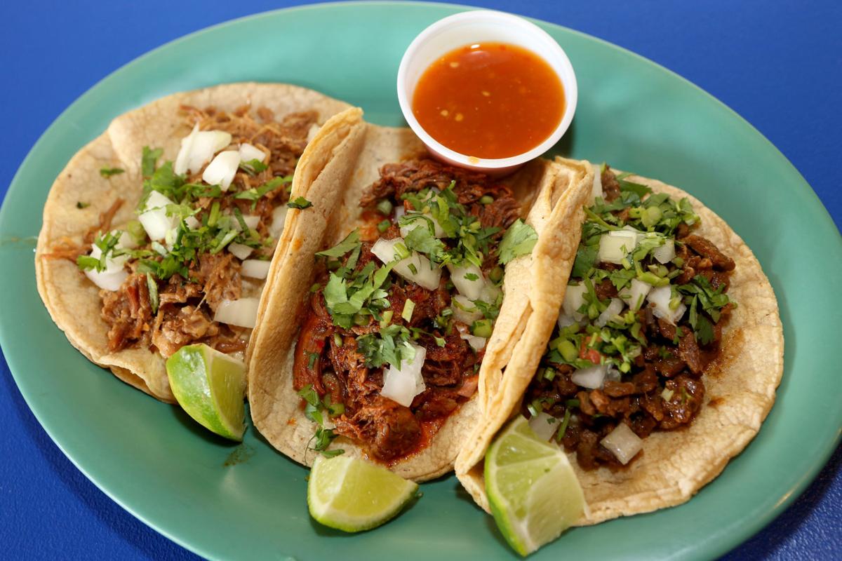 Order 5.  3 Tacos food online from El Rancho Mexican Grill - Cottage Grove Road store, Madison on bringmethat.com