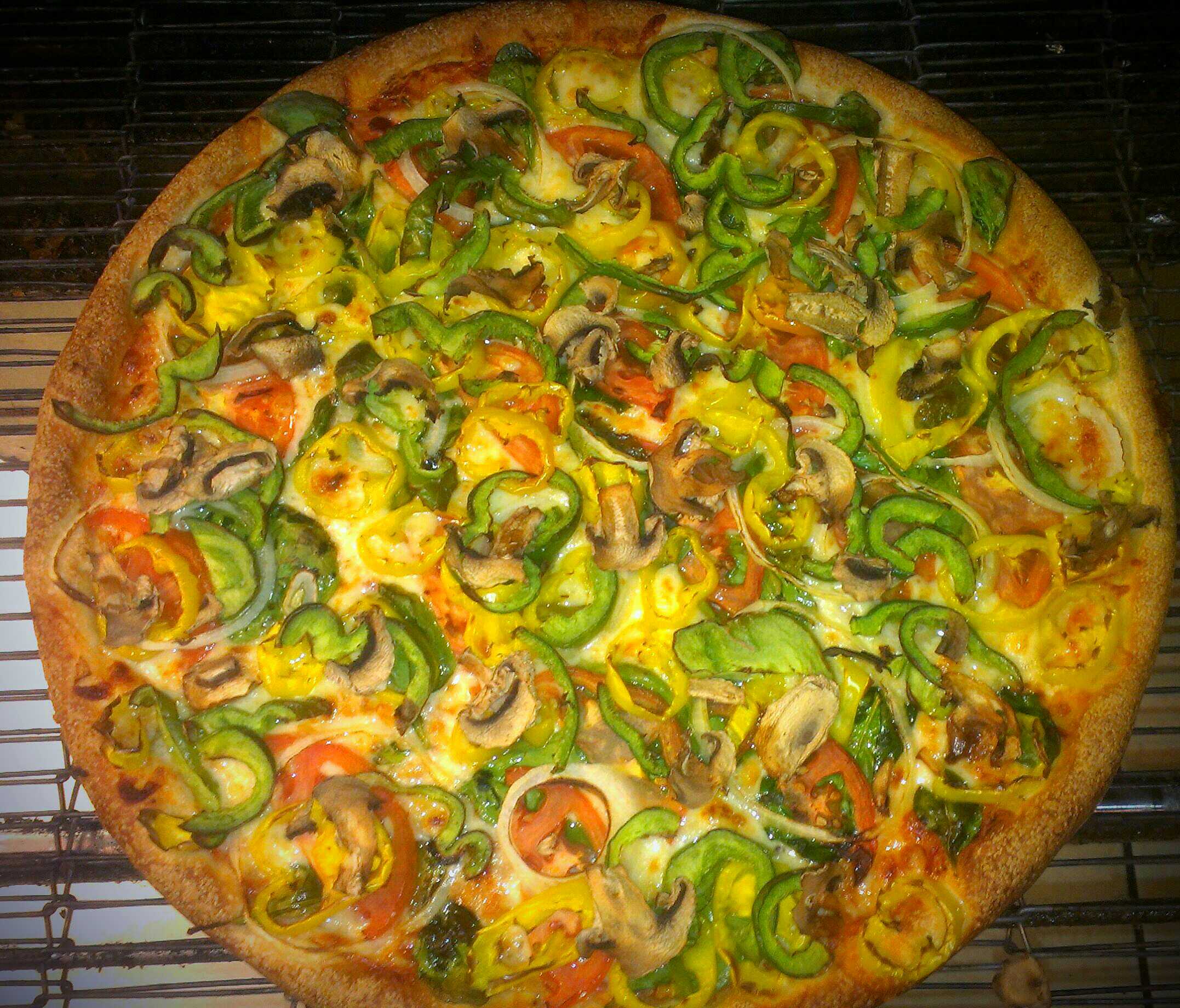 Order Herbivore Pizza food online from Broadway Pizza and Grill store, Norwood on bringmethat.com
