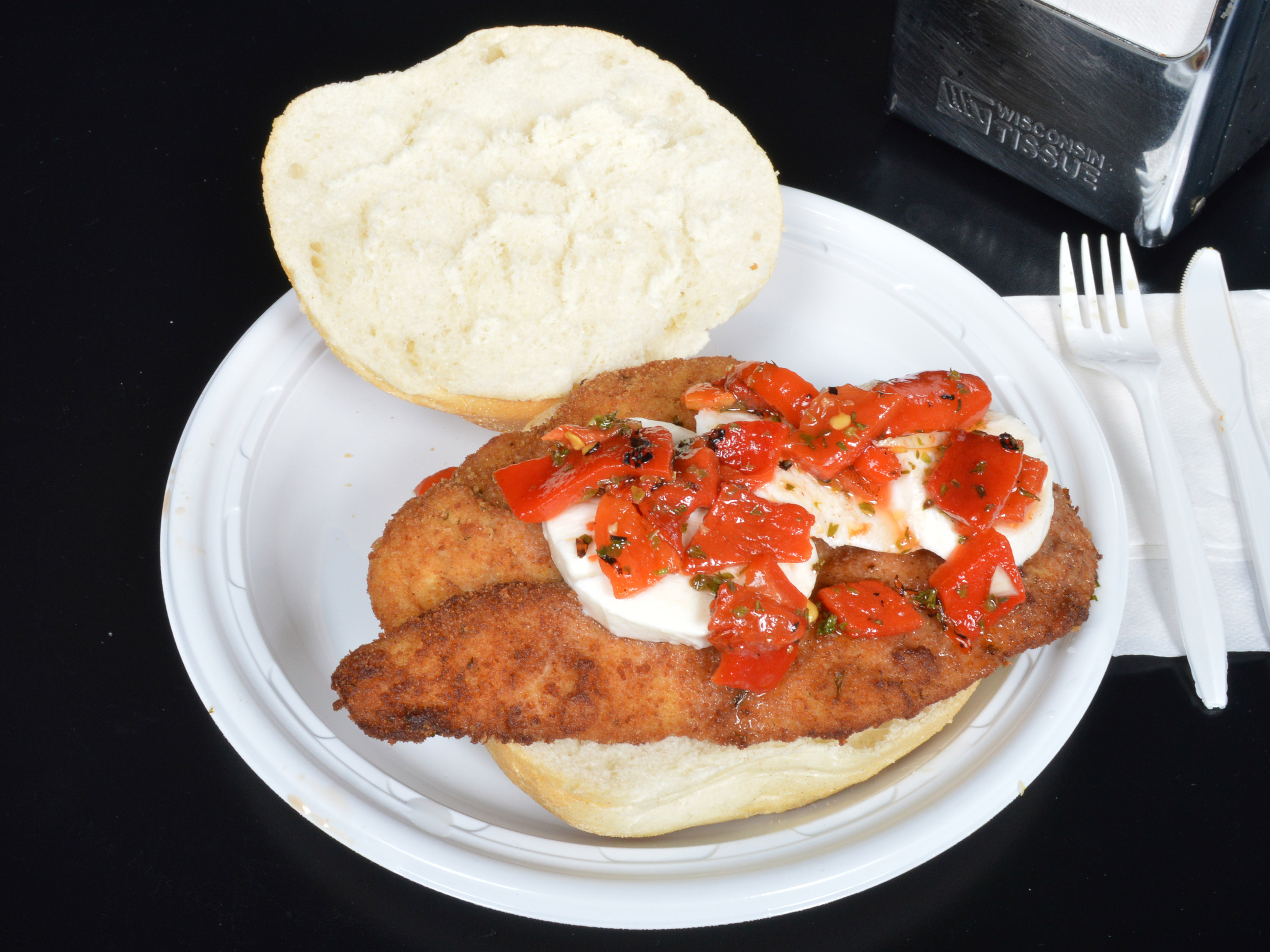Order Famous Italian Chicken food online from Mamma rosa's sons italian deli store, White Plains on bringmethat.com