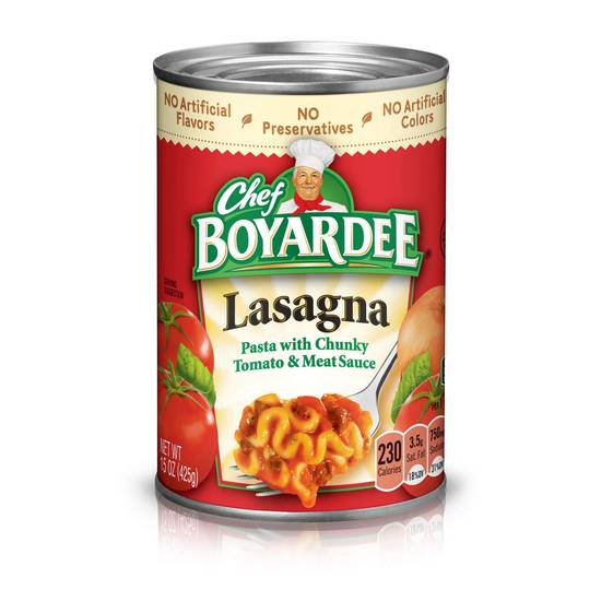 Order Chef Boyardee, Lasagna - Pack Of 6 food online from Exxon Food Mart store, Port Huron on bringmethat.com