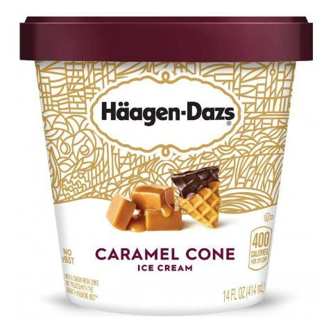 Order Dreyer's Haagen Dazs Caramel Cone 14oz food online from Speedway store, Centerville on bringmethat.com