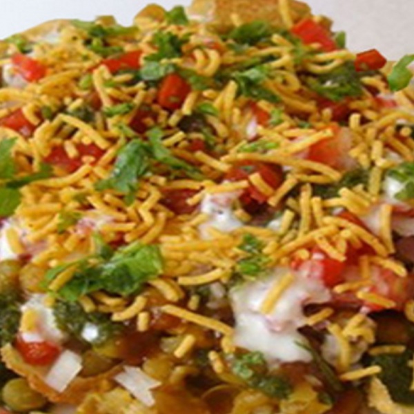 Order Mixed Papdi Chaat food online from Madhuram Mirch Masala store, Houston on bringmethat.com