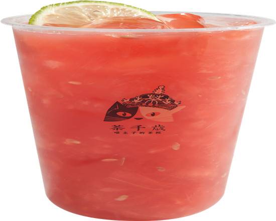 Order Large Watermelon Fruit Tea   西瓜水果茶 food online from Timeless Tea store, Bellevue on bringmethat.com