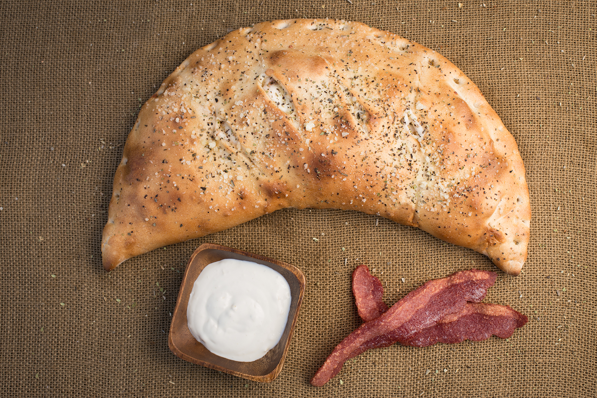 Order Chicken Bacon Ranch Calzone food online from Jeb Pizza store, Troy on bringmethat.com
