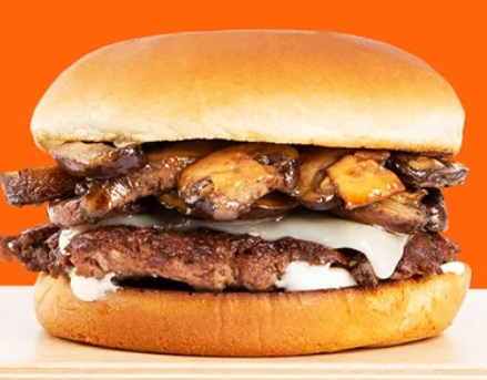 Order Cheesy Shroom Smash Mouth Burger food online from Smashburger store, Charlotte on bringmethat.com