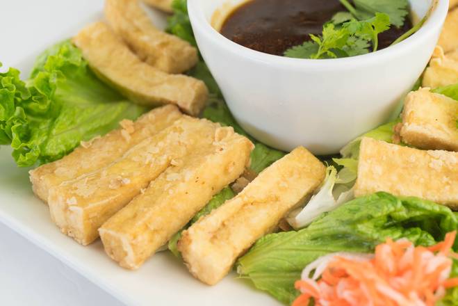 Order A11. Fried Tofu with House Special Sauce food online from Pho Whittier store, Whittier on bringmethat.com