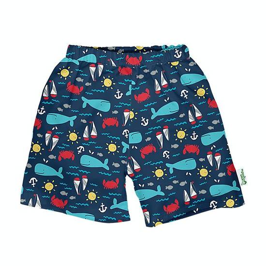 Order i play.® by green sprouts® Size 4T Whale Classic Trunks with Swim Diaper in Navy food online from Bed Bath & Beyond store, Westminster on bringmethat.com