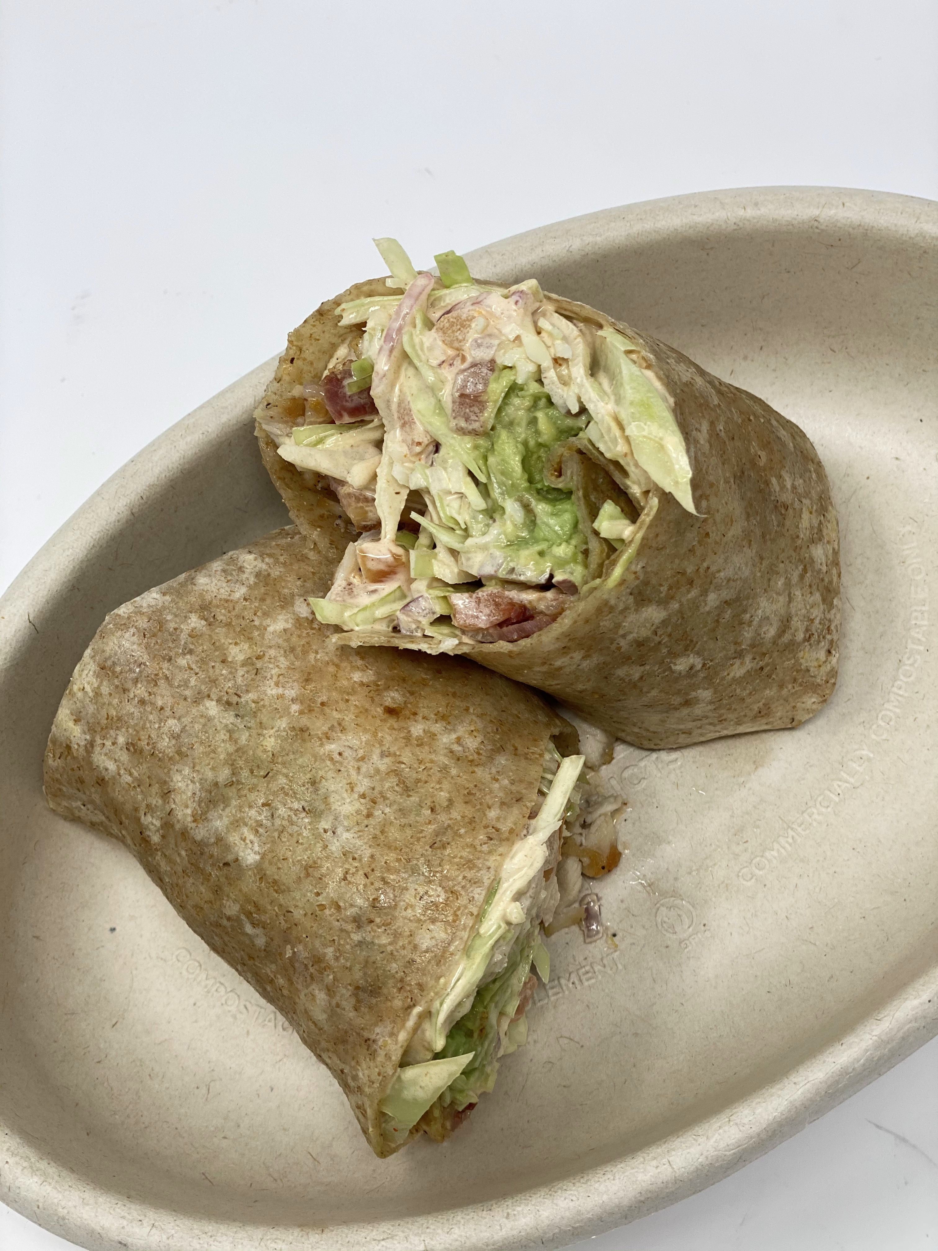 Order Chicken Club Wrap food online from Little River store, New York on bringmethat.com