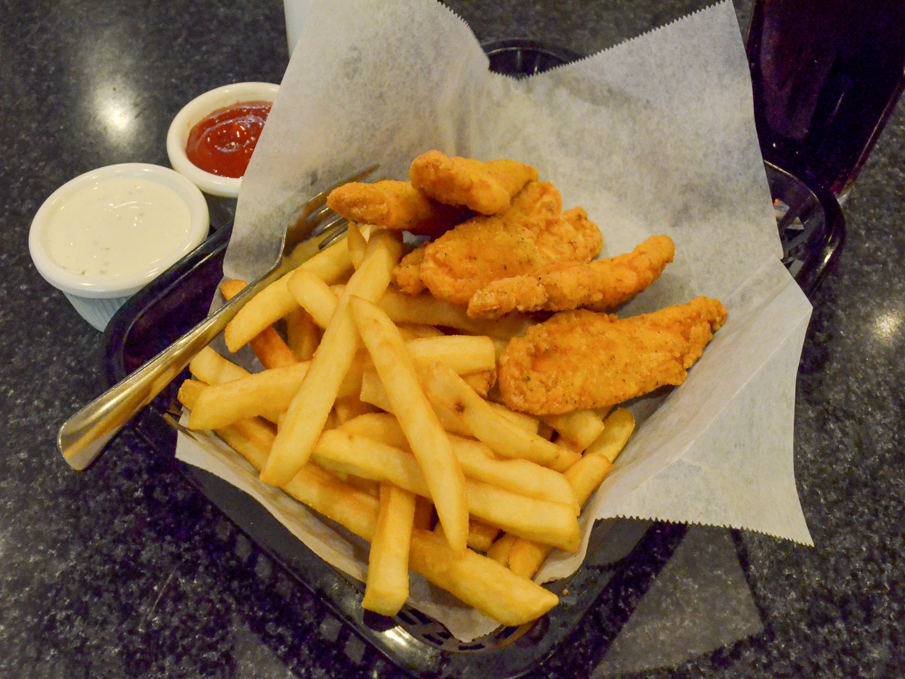 Order Chicken Strips & Fries food online from Vernon Street Grill store, Roseville on bringmethat.com