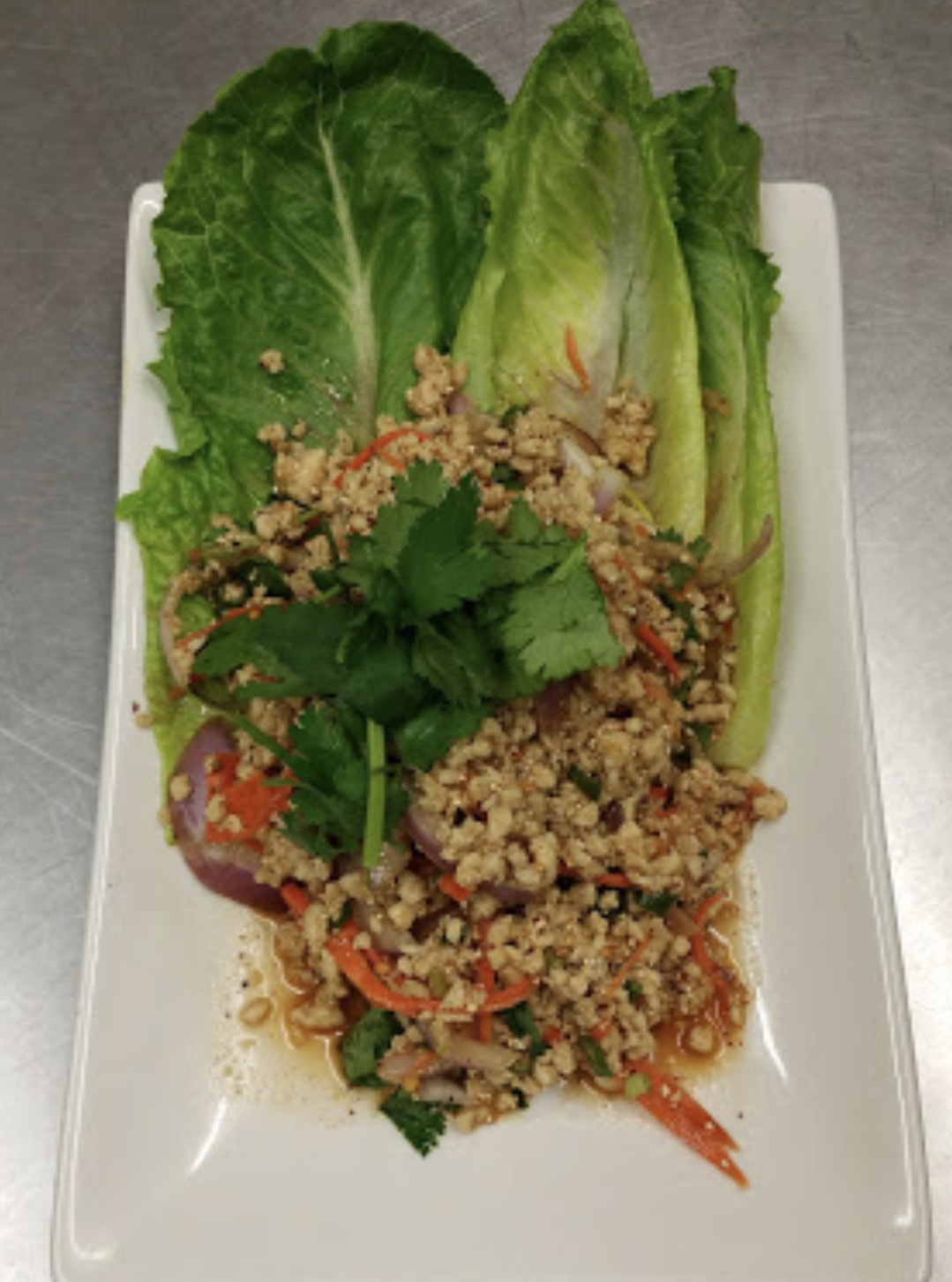 Order SA5. Larb Salad food online from Thai Quality Restaurant store, Oxnard on bringmethat.com