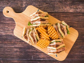 Order B.L.T Club Sandwich - Sandwich food online from Pats Pizzeria store, Lindenwold on bringmethat.com
