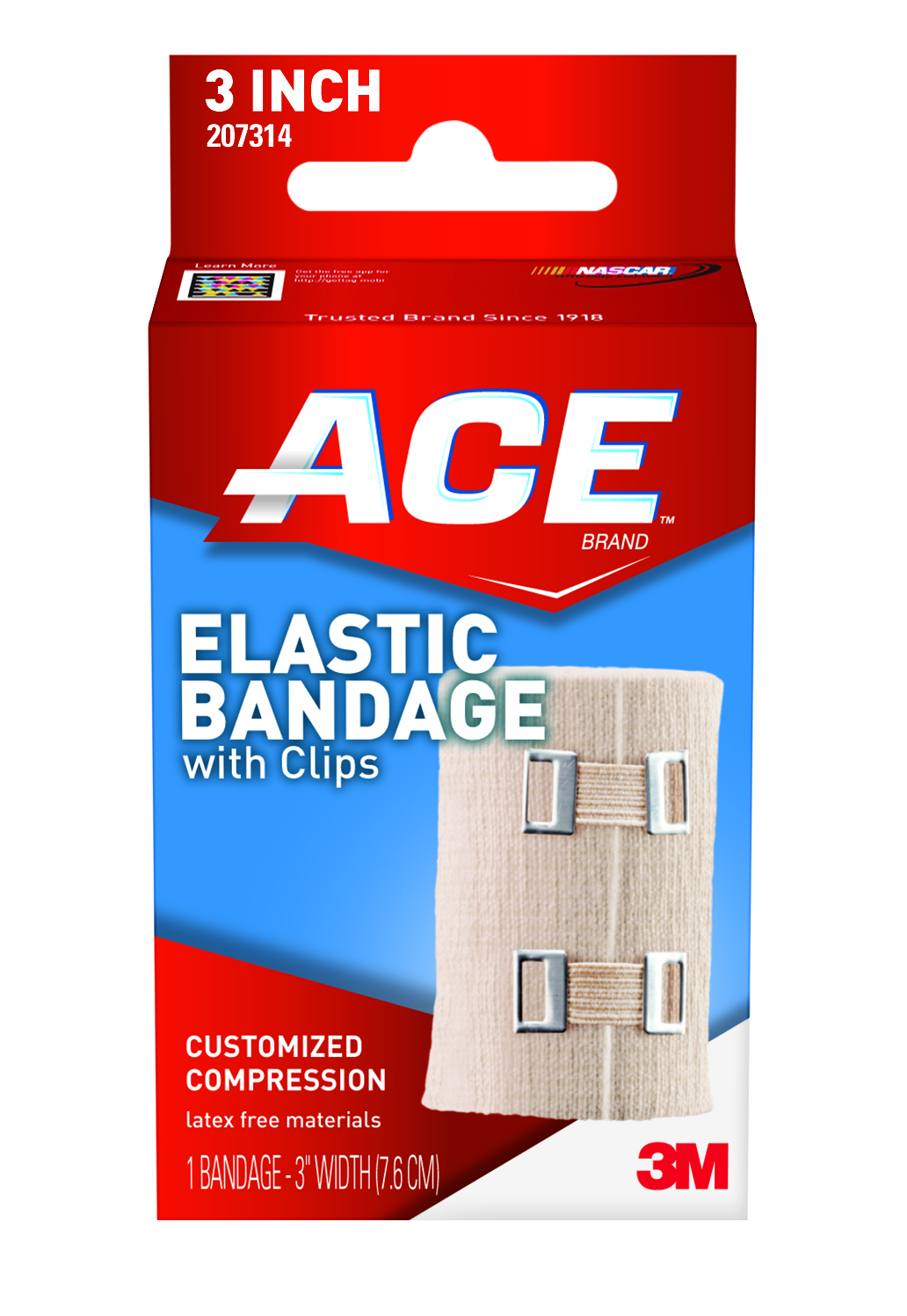 Order ACE Elastic Bandage with Clips, 3 in wide - 1 ct food online from Rite Aid store, REEDLEY on bringmethat.com