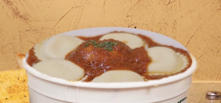 Order Bucket of Cheese Filled Ravioli food online from Zio Johno's Spaghetti House store, Iowa City on bringmethat.com